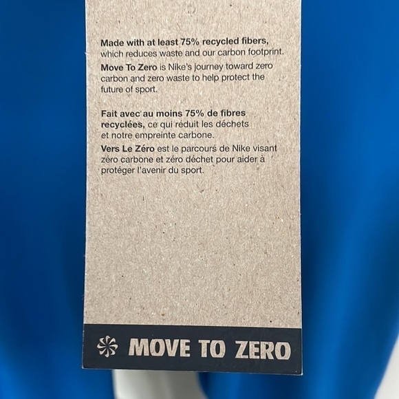 Brand New Nike Pro Dri-Fit Blue Training Leggings Tight Fit Mid Rise Full Length - Picture 7 of 16